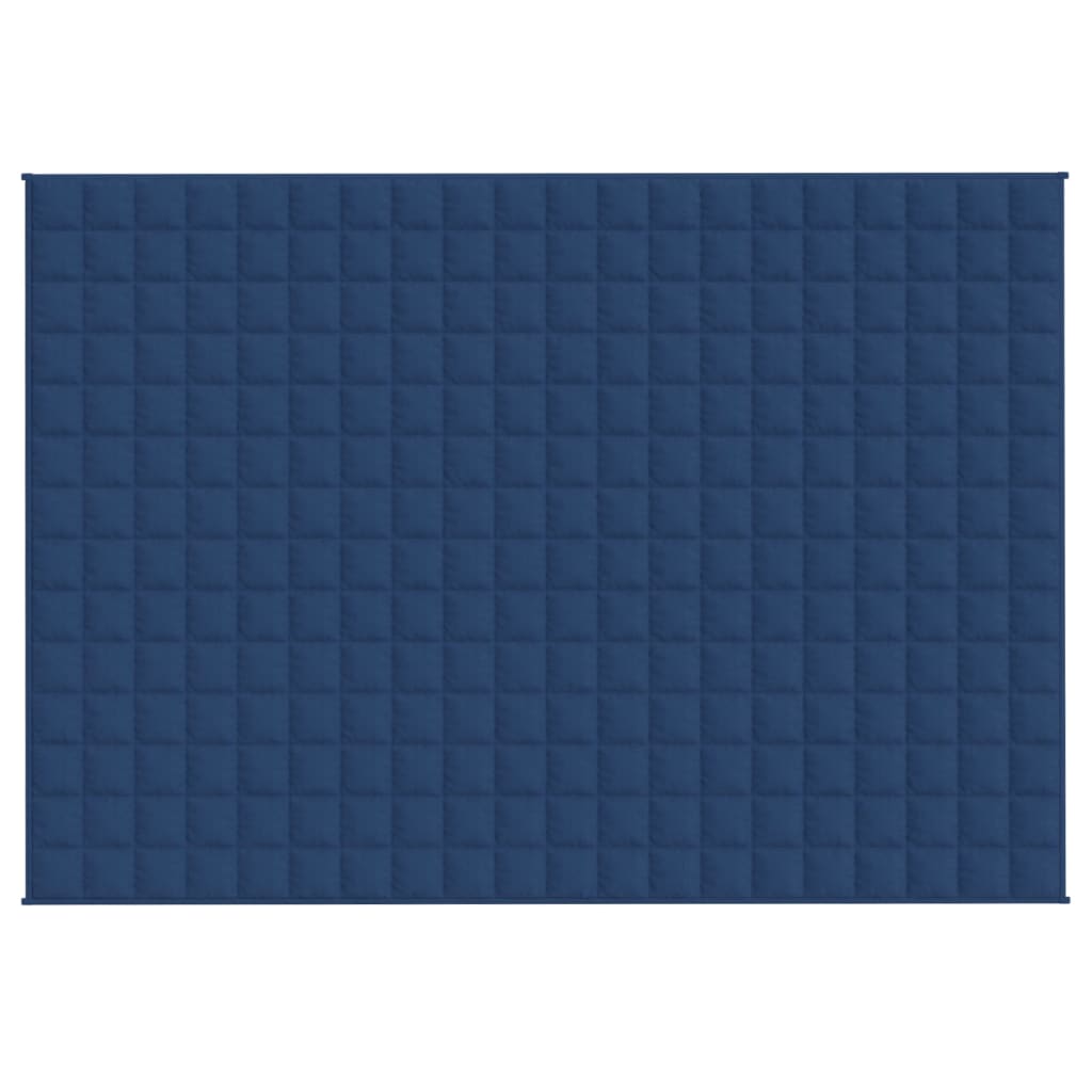 Vidaxx Gewichtsdecke 140x200 cm 6 kg Stoff blau