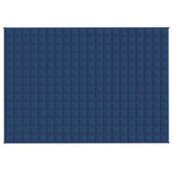 Vidaxx Gewichtsdecke 140x200 cm 6 kg Stoff blau