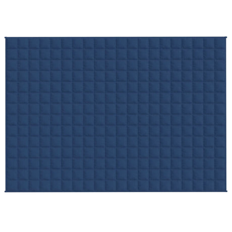 Vidaxx Gewichtsdecke 140x200 cm 6 kg Stoff blau