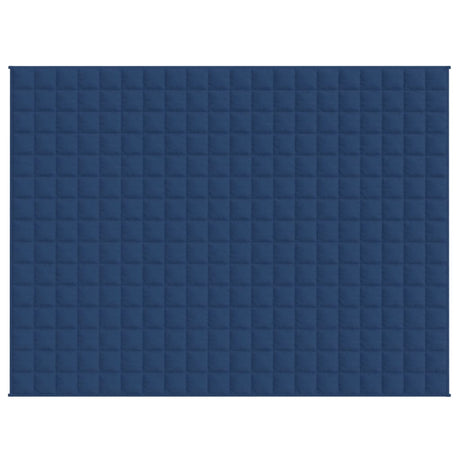 Vidaxx Gewichtsdecke 152x203 cm 7 kg Stoff blau