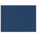 Vidaxx Gewichtsdecke 152x203 cm 11 kg Stoff blau