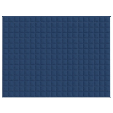 Vidaxx Gewichtsdecke 152x203 cm 11 kg Stoff blau