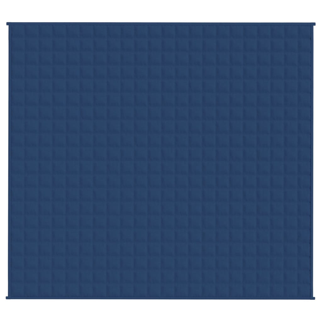 Vidaxx Gewichtsdecke 200x230 cm 13 kg Stoff blau