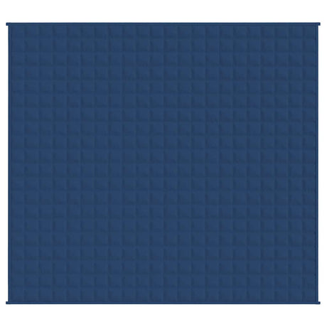 Vidaxx Gewichtsdecke 220x240 cm 11 kg Stoff blau