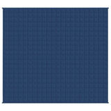 Vidaxx Gewichtsdecke 220x230 cm 15 kg Stoff blau