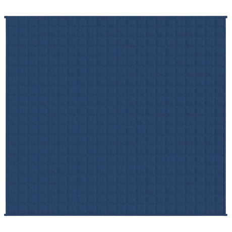 Vidaxx Gewichtsdecke 220x240 cm 15 kg Stoff blau