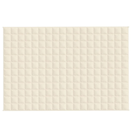 Vidaxx Gewichtsdecke 122x183 cm 5 kg Stoff hellcreme