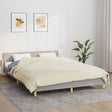 Vidaxx Gewichtsdecke 200x230 cm 9 kg Stoff hellcreme