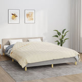 Vidaxx Gewichtsdecke 220x230 cm 11 kg Stoff hellcreme