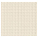 Vidaxx Gewichtsdecke 220x240 cm 11 kg Stoff hellcreme