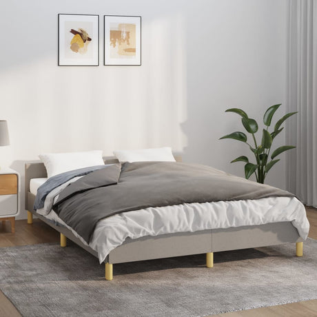 Vidaxx Gewichtsdecke mit Bezug 137x200 cm 10 kg Stoff hellcremefarben