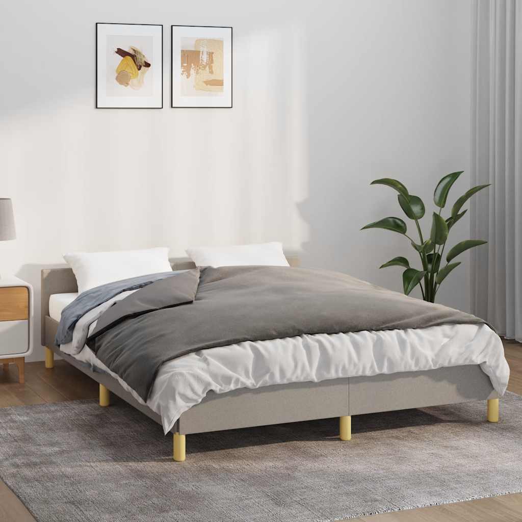 Vidaxx Gewichtsdecke mit Bezug 140x200 cm 10 kg Stoff grau