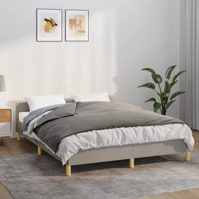 Vidaxx Gewichtsdecke mit Bezug 135x200 cm 10 kg Stoff grau