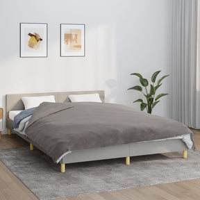 Vidaxx Gewichtsdecke mit Bezug 200x220 cm 13 kg Stoff grau