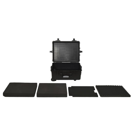 VidaXL Flightcase auf Rollen 58x45x27 cm PP schwarz