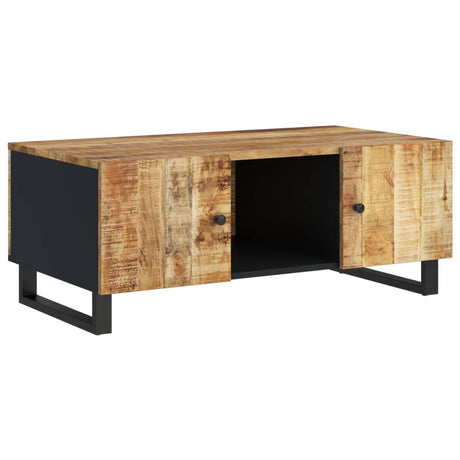 Vidaxl salontafel 100x54x40 cm massief mangohout en bewerkt hout