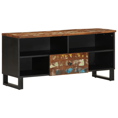 Vidaxl tv-meubel 100x33x46 cm massief hout gerecycled en bewerkt hout