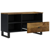 Vidaxl tv-meubel 80x33x46 cm massief mangohout en bewerkt hout