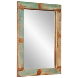 Vidaxx-Spiegel 70x50 cm aus massivem Recyclingholz und Glas