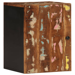 Vidaxl badkamerwandkast 38x33x48 cm massief recycled hout