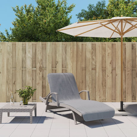 VidaXL Strandtücher 2 Stk. 400 g m² 75x200 cm Stoff grau