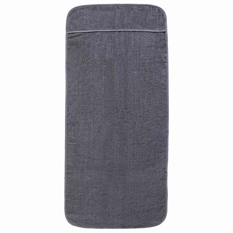 Vidaxx Strandtücher 2 Stück 400 g m² 60x135 cm Stoff Anthrazit