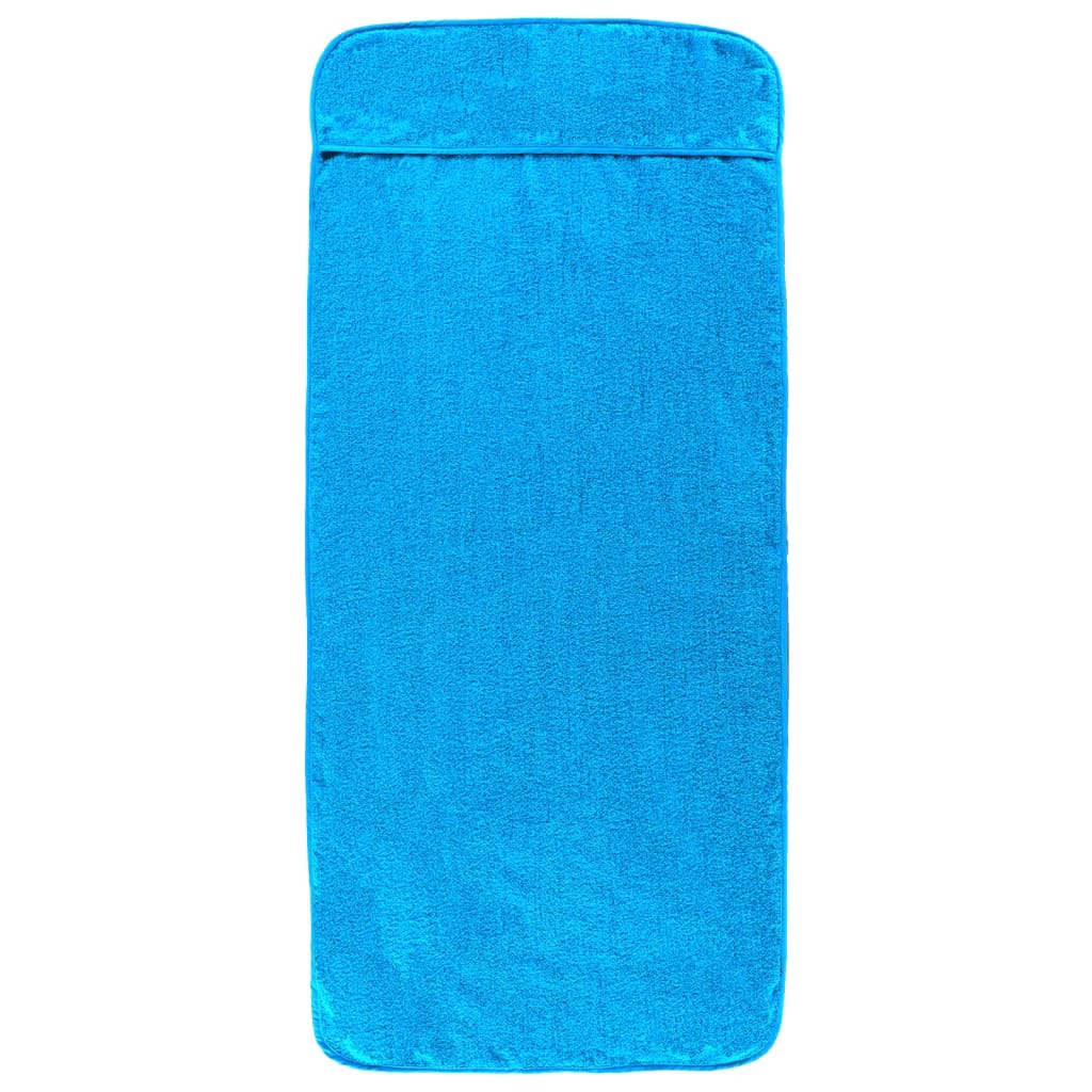 VidaXL Strandtücher 2 Stk. 400 g m² 60x135 cm Stoff Türkis