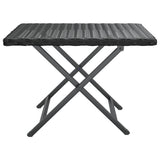 Vidaxl tafel inklapbaar 45x35x32 cm poly rattan zwart