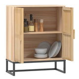 Vidaxl dressoir 60x30x75 cm bewerkt hout