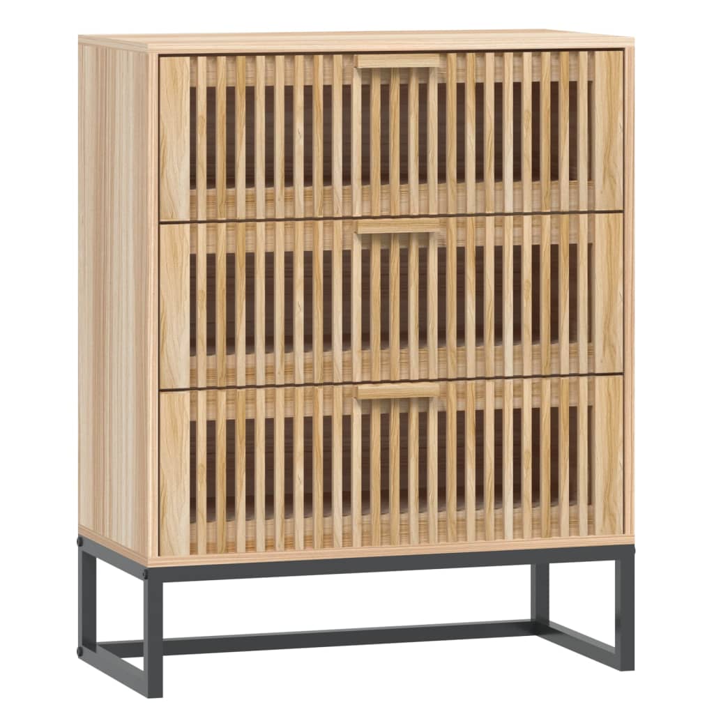 Vidaxl dressoir 60x30x75 cm bewerkt hout