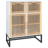 Vidaxl dressoir 60x30x75 cm bewerkt hout wit
