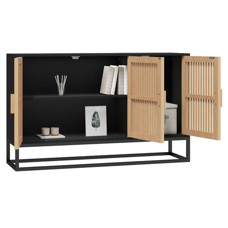 Vidaxl dressoir 105x30x65 cm bewerkt hout zwart