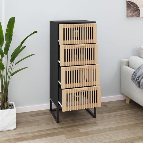 Vidaxl hoge kast 40x30x95 cm bewerkt hout