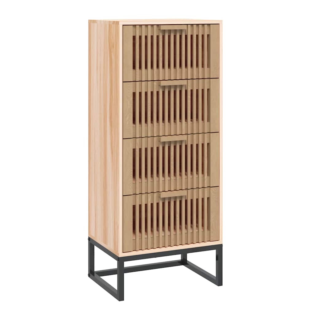 Vidaxl hoge kast 40x30x95 cm bewerkt hout