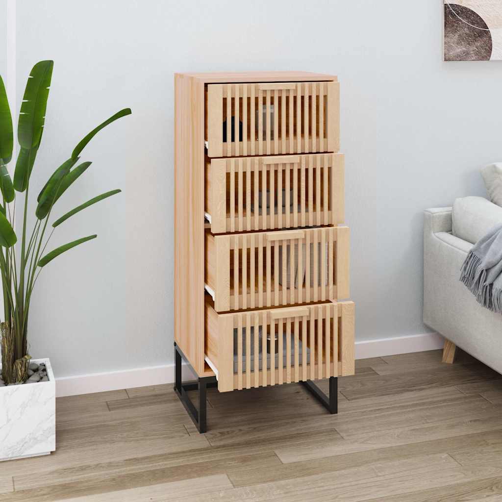Vidaxl hoge kast 40x30x95 cm bewerkt hout