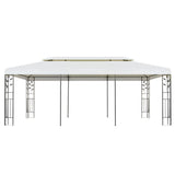 VidaXL Pavillon mit Doppeldach 6x3 m weiß