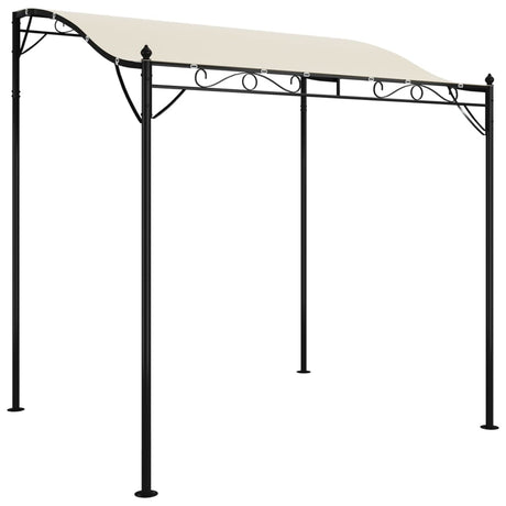 VidaXL Markise 2x2,3 m 180 g m² Stoff und Stahl Creme