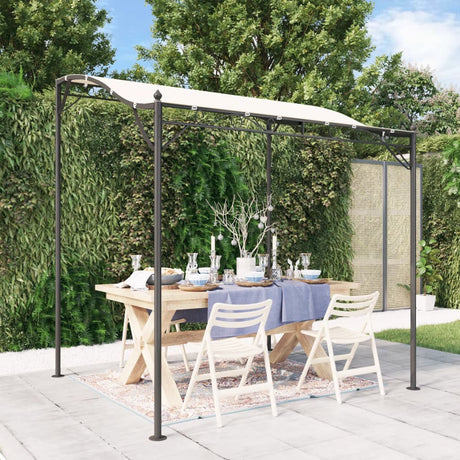 VidaXL Markise 2x2,3 m 180 g m² Stoff und Stahl Creme