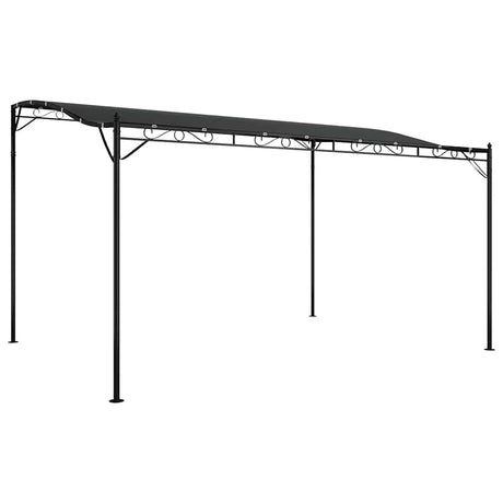 Vidaxx Markise 4x3 m 180 g m² Stoff und Stahl Anthrazit