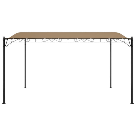 Vidaxx Markise 4x3 m 180 g m² Stoff und Stahl Taupe