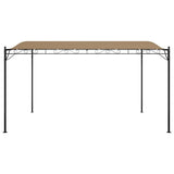 Vidaxx Markise 4x3 m 180 g m² Stoff und Stahl Taupe