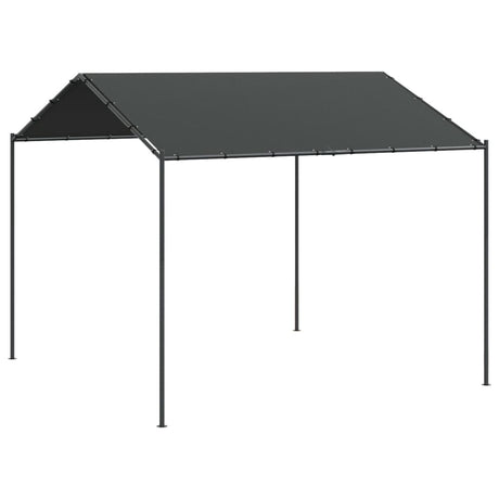 Vidaxl Gartenpavillon 3x3 m Stahl und Stoff Anthrazit