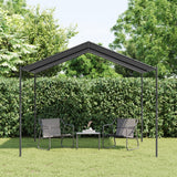 Vidaxl Gartenpavillon 3x3 m Stahl und Stoff Anthrazit