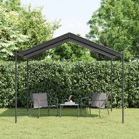 Vidaxl Gartenpavillon 3x3 m Stahl und Stoff Anthrazit