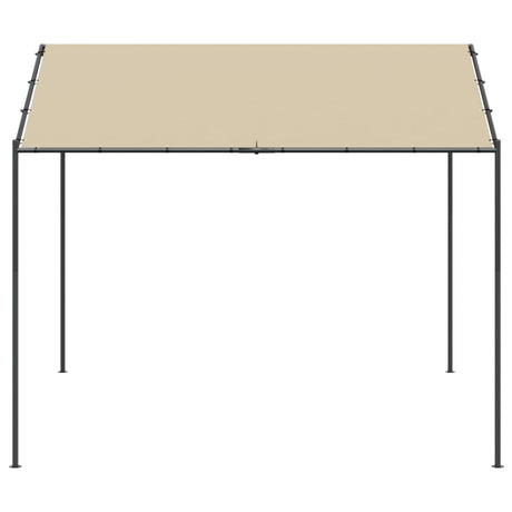 Vidaxxl Gartenpavillon 3x3 m Stahl und Stoff beige