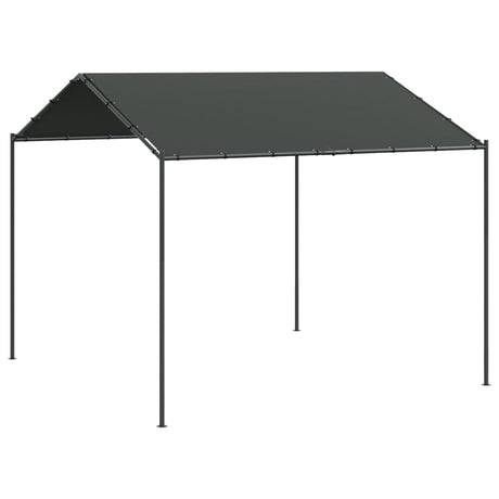 Vidaxl Gartenpavillon 4x4 m Stahl und Stoff Anthrazit