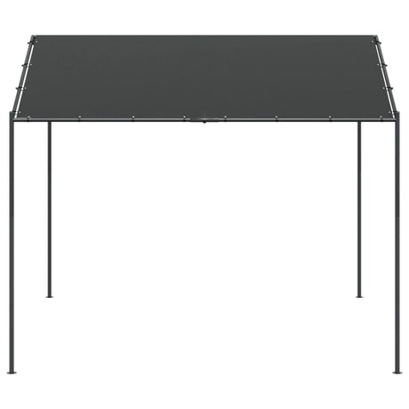 Vidaxl Gartenpavillon 4x4 m Stahl und Stoff Anthrazit