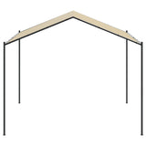 Vidaxxl Gartenpavillon 4x4 m Stahl und Stoff beige
