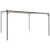 Vidaxx Pavillon 4x4 m 180 g m² Stoff und Stahl Beige