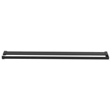 Vidaxx Duschregal für begehbare Duschwand 118 cm Aluminium schwarz
